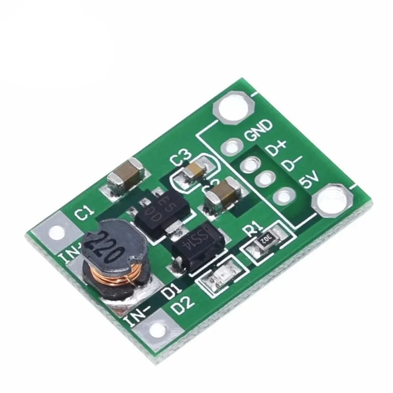 sem módulo USB-DCBoost (0,9 V ~ 5 V) Banco de potência portátil L5V 600MA