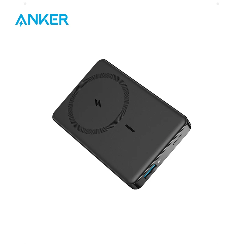 Anker Magnetic Power Bank 10,000mAh, Wireless Portable Charger,20W Fast Charging Battery Pack with USB-C Compatible with Magsafe