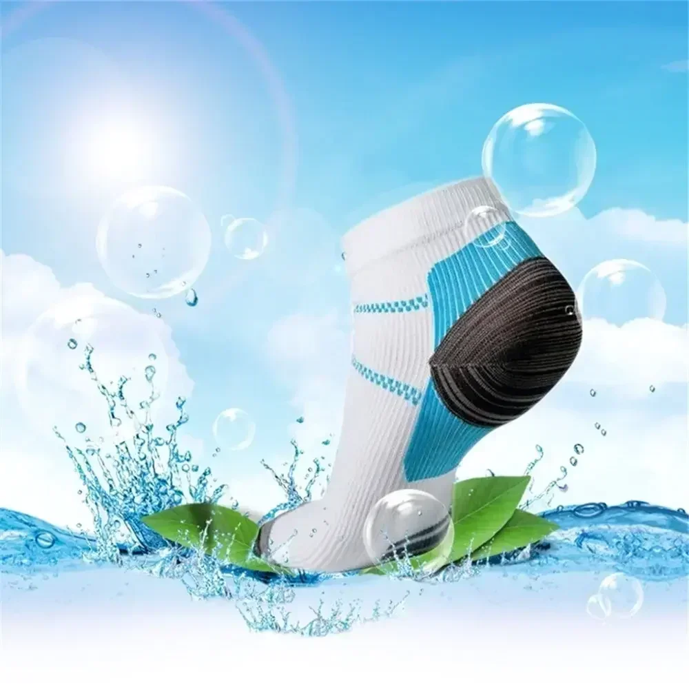 1pair New Miracle Foot Compression Sock Anti-Fatigue Plantar Fasciitis Heel Spurs Pain Sock for Men Women Sport Sock Hot Sale