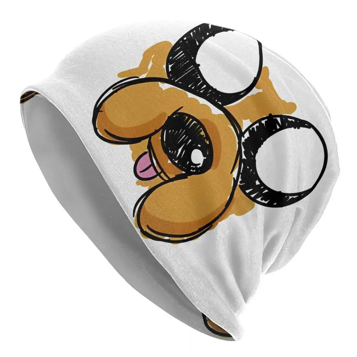 Finn The Human Jake Dog Face Bonnet Hats Fashion Street Adventures Skullies Beanies Hats Men's Women's Warm Thermal Elastic Cap