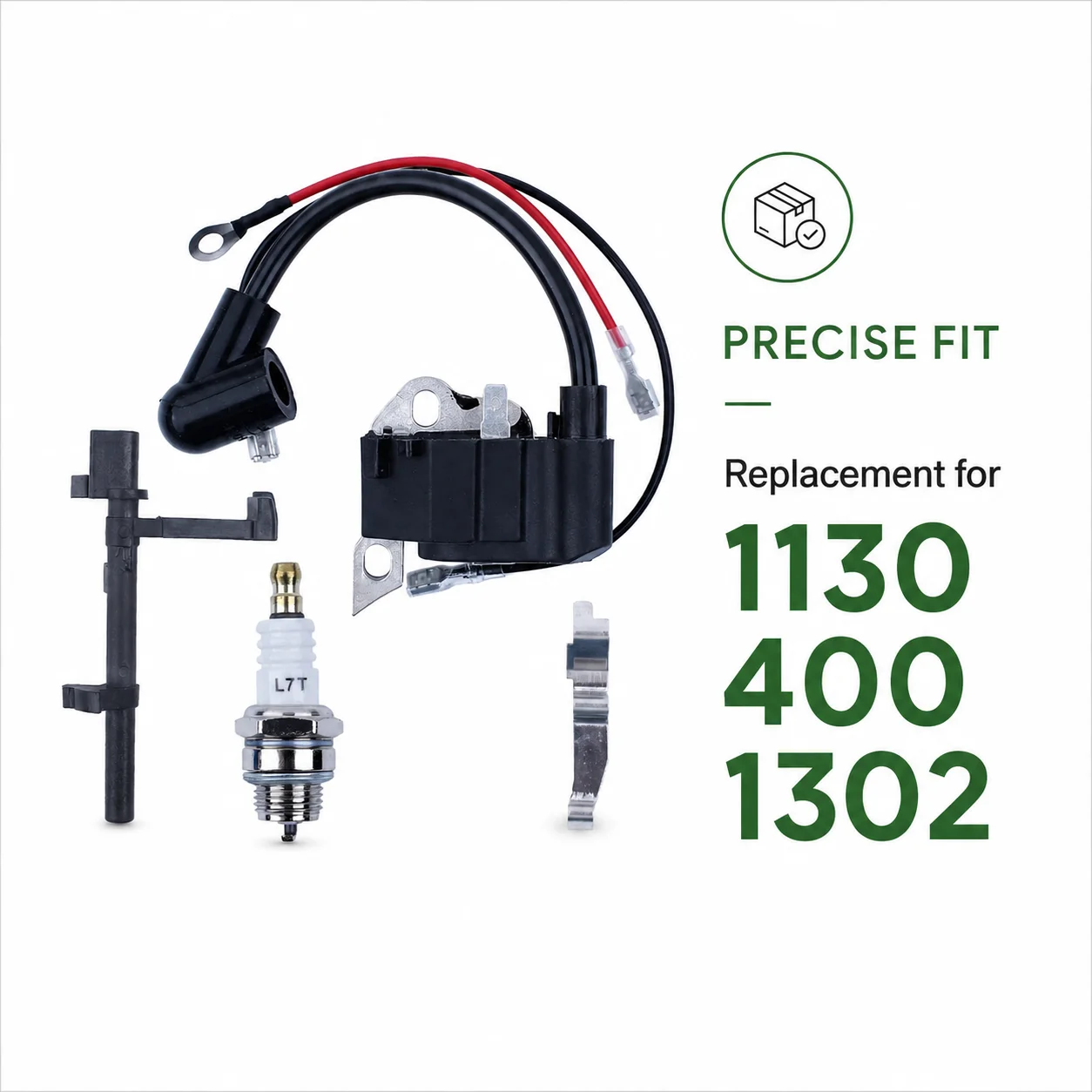 For Stihl 017 018 MS170 MS180 Ignition Coil Contact Shaft Spring Spark Plug Kit OEM 1130 400 1302 1130 182 0900 Chainsaw Parts