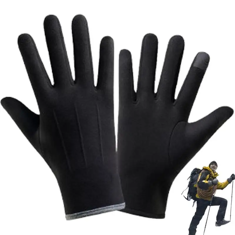 Winter Gloves Cold Weather Gloves Running Winter Gloves Texting Warm Gloves Thermal Soft Lining Gloves For Men Women