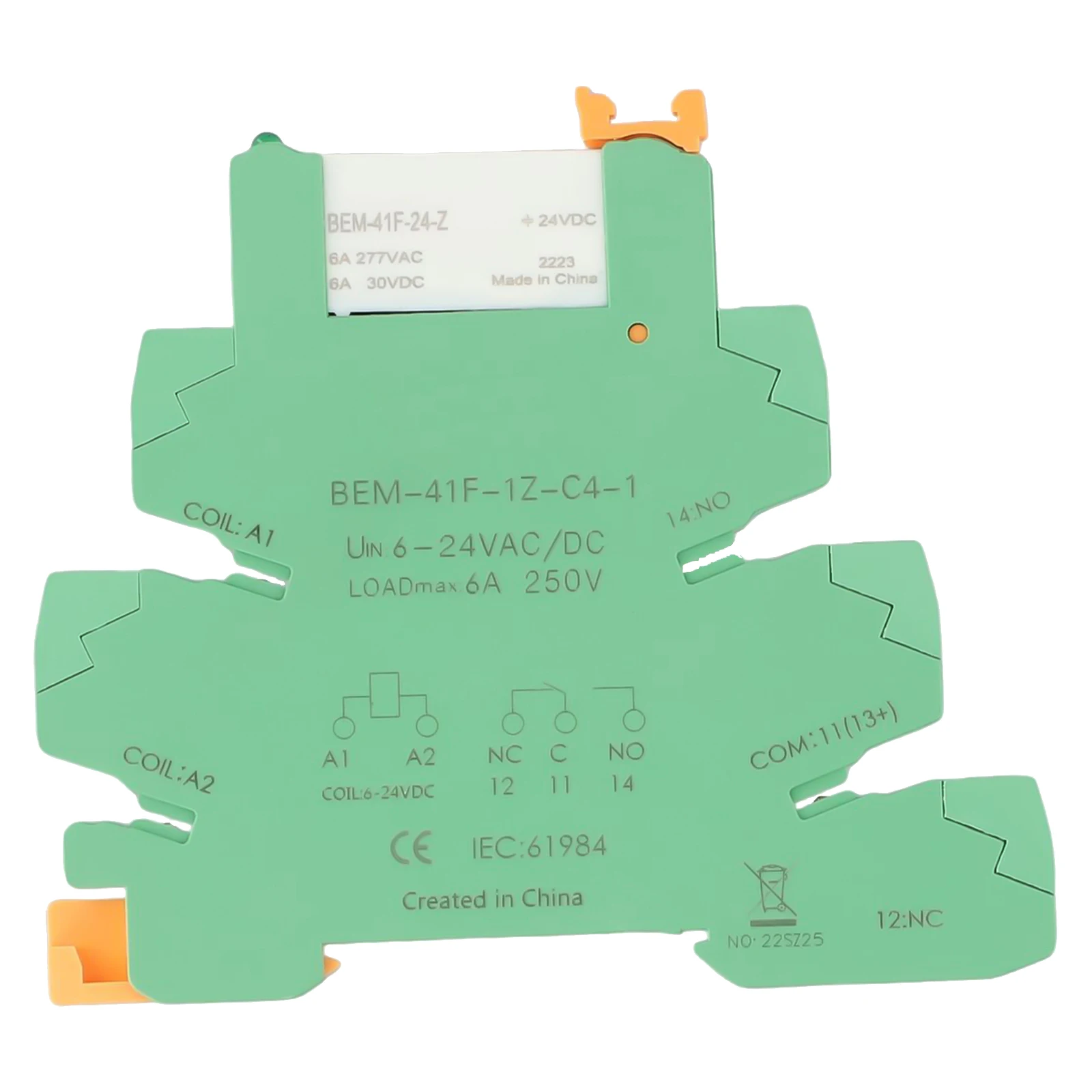 Ultra-thin Relay Module Module Spring Type Thin Chip BEM-41F-1Z-C4-1-R Relay 6A 250VAC Thin Electromagnetic Relay