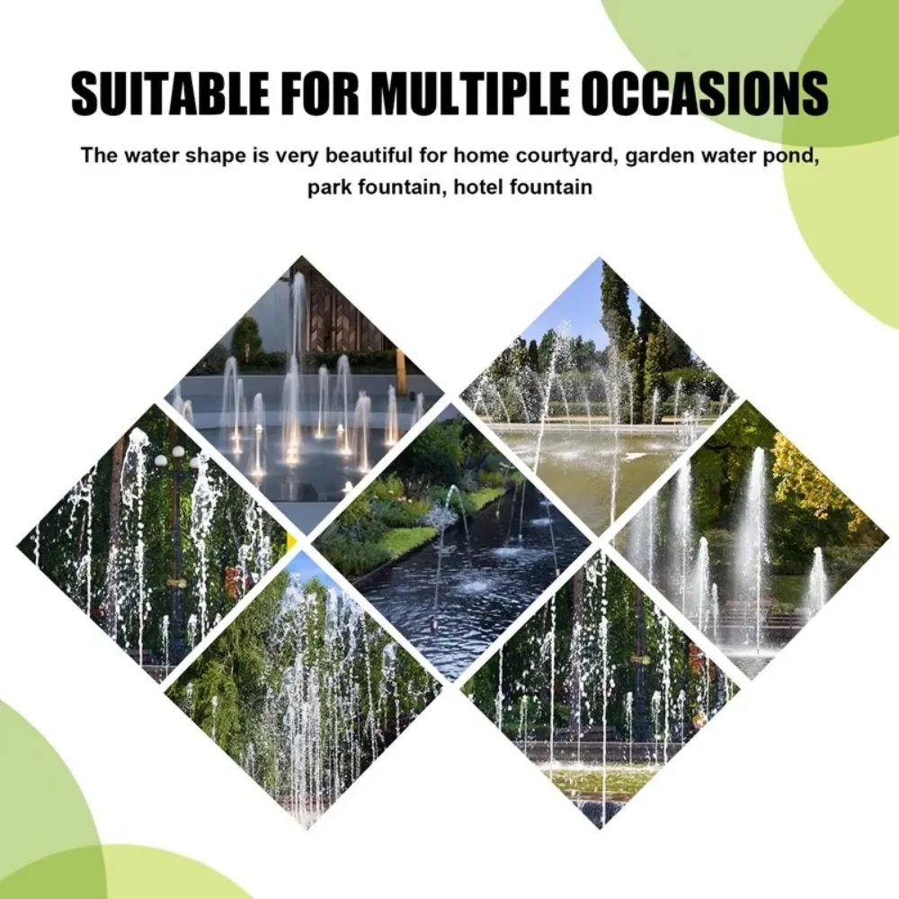 Brass Jet Straight Fountain Nozzles 1/2