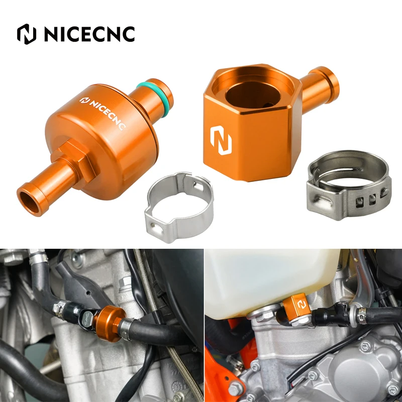 NICECNC For KTM EXC 300 EXC-F 350 2020-2023 Fuel Line Tank Connector Fuel Filter For Husqvarna TE300i TE250i GasGas EC300 EC250