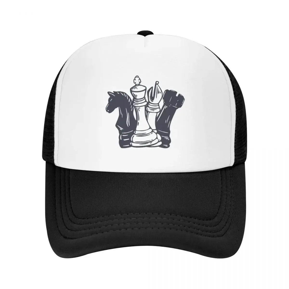 chess Baseball Cap |-F-| Visor Horse Hat For Women Men's