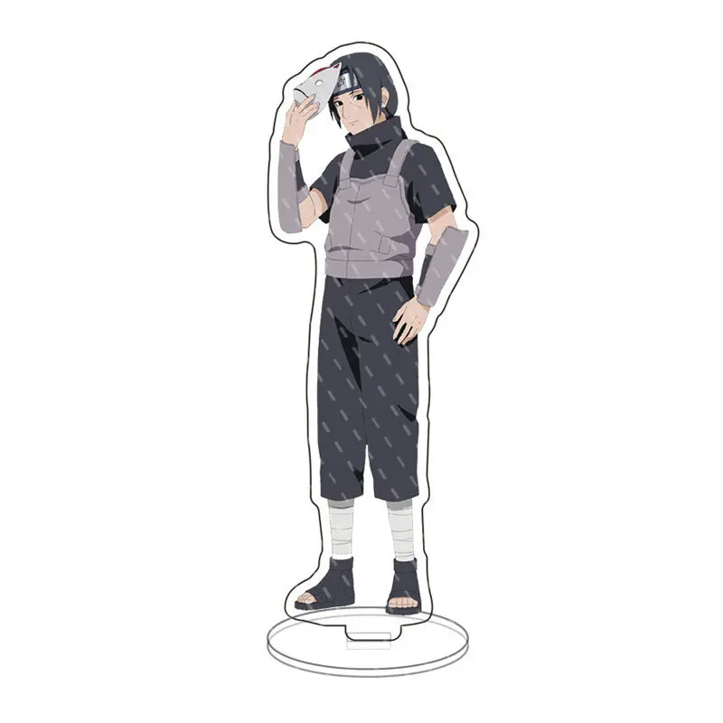 Japan Naruto Acrylic Stand Shippuden Uchiha Sasuke Sakura Desktop Decoration Doll anime figure character Christmas gift 15cm