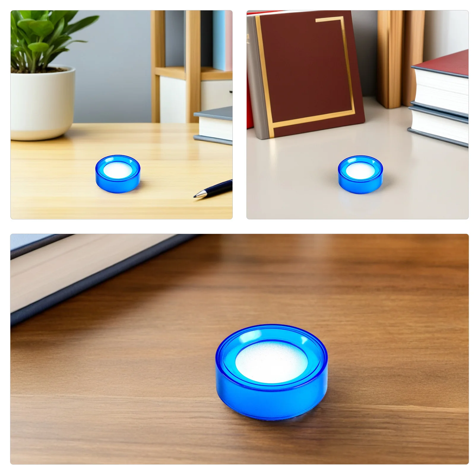 5pcs Finger Moistener For Counting Money: Quick Absorbing Sponge Damper Pad For Cash Handling Bank Office Use Office Supplies