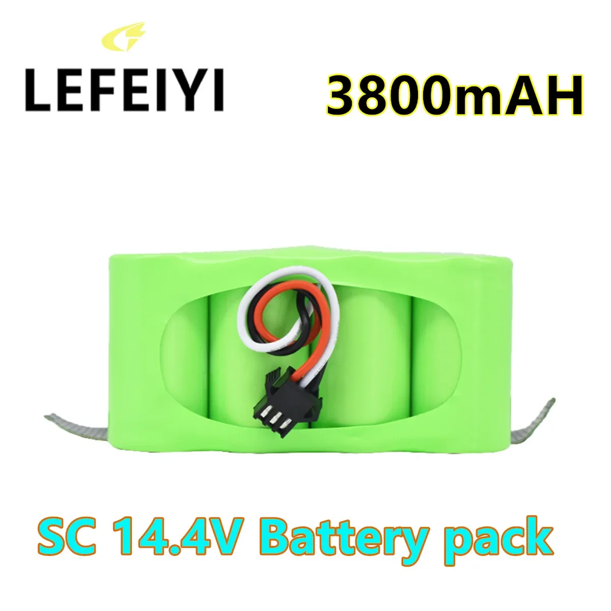 14.4V, 3800mAhАккумулятор ABC для пылесосов Xrobot XR-510 / XR-210 / CLEVER CLEAN Z-Series / Helper / Virage / Kavity Vertigo 5