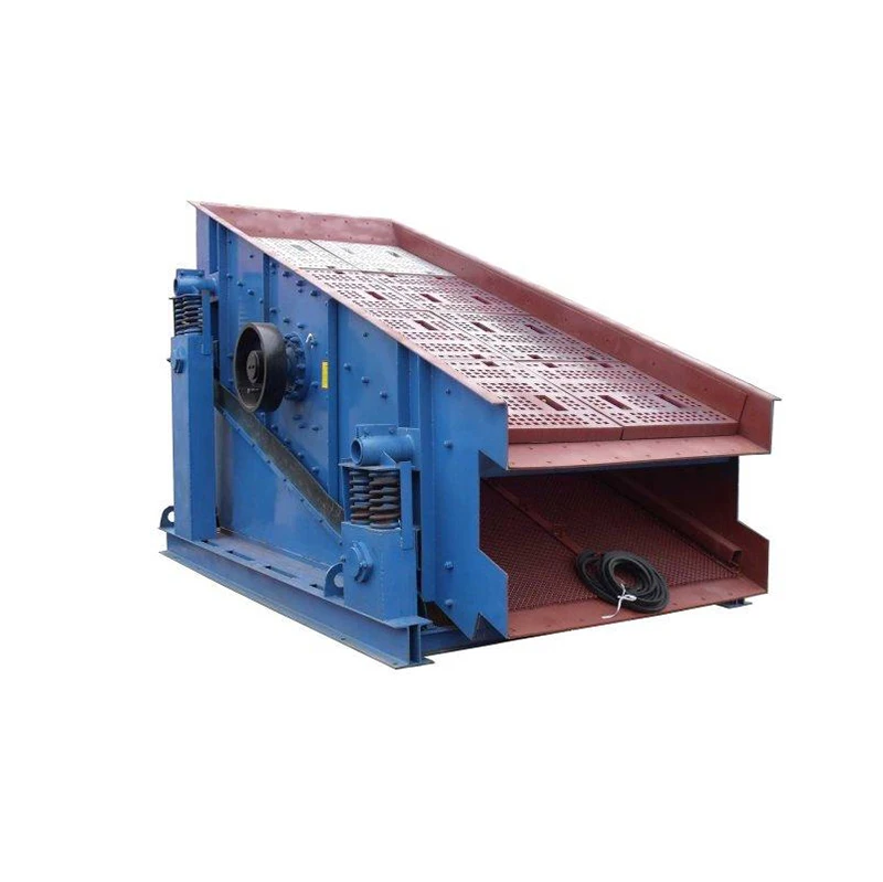 Versatile Portable Circular Vibrating Screen | for Ore, Silica Sand, Aggregate | 380V Gear Motor Drive, 1 Year Warranty