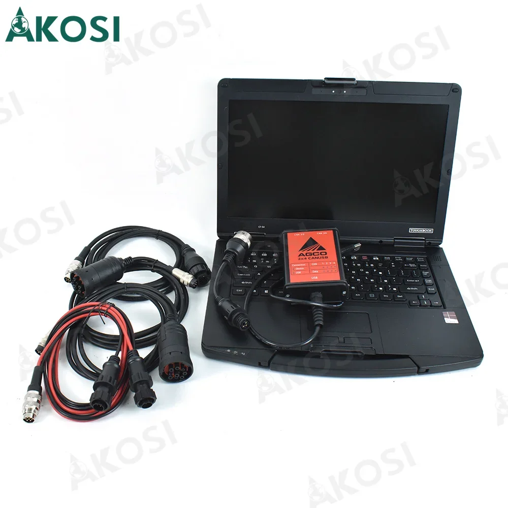 CF54 Laptop+For AGCO CANUSB EDT Interface OEM For Massey Ferguson Fendt AGCO Tractor for AGCO EDT Electronic Diagnostic Tool