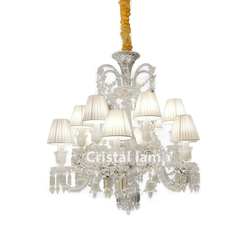 Lustre en cristal chromé de Style traditionnel, éclairage de Foyer d'entrée de Restaurant, fabricant