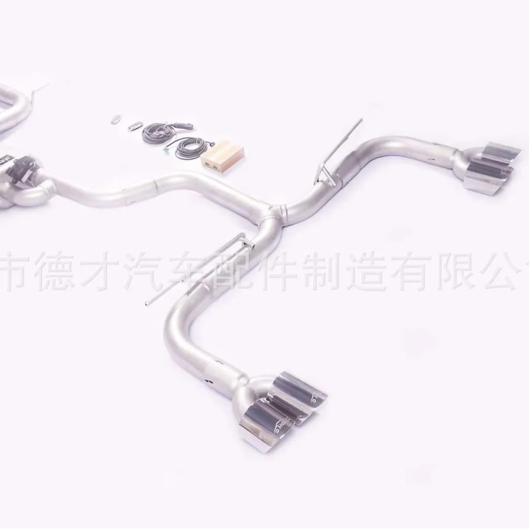 Suitable for 13-23 Audi a3 1.4T modified middle and tail electronic valve exhaust pipe four exhaust pipe sound wave