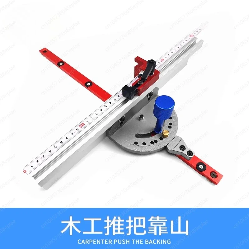 YYWoodworking's new high-precision multi-angle adjustment saw table engraving machine DIY modification backer push handle