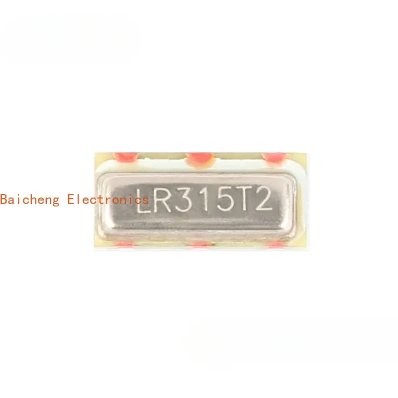 50pcs LR315T2 315Mhz LR433T2 433Mhz SMD Crystal Oscillator Sound Table Quartz Resonator 7*3 3Pin 315.00 433.92 mhz