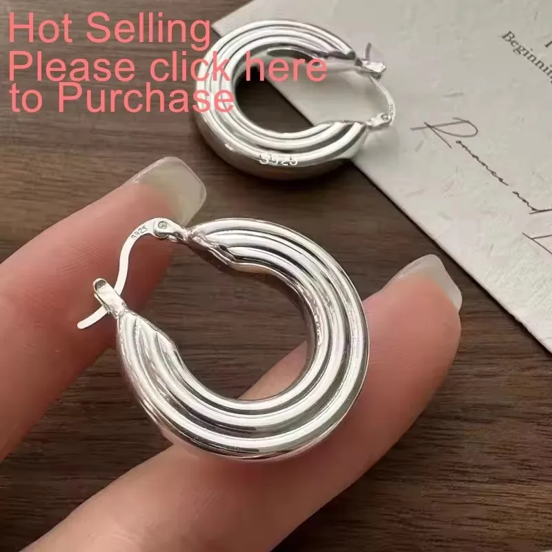 Vintage-Ohrringe aus 925er-Sterlingsilber für Damen, trendig, schlicht, rund, Stern-Zirkon-Ohrring, Schmuck, verhindert Allergien, Party-Zubehör – Detail 1