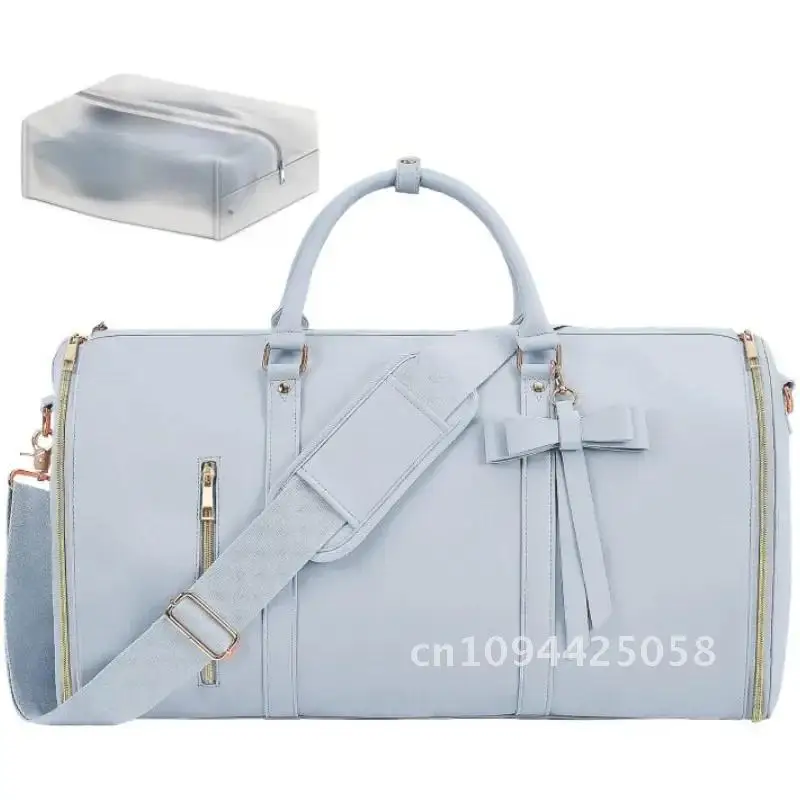 Convertible Portable Travel Garment Bag Carry Travel Duffel Bag Hanging Business Suit Men Women Dust-Proof for on Bag Suitcase