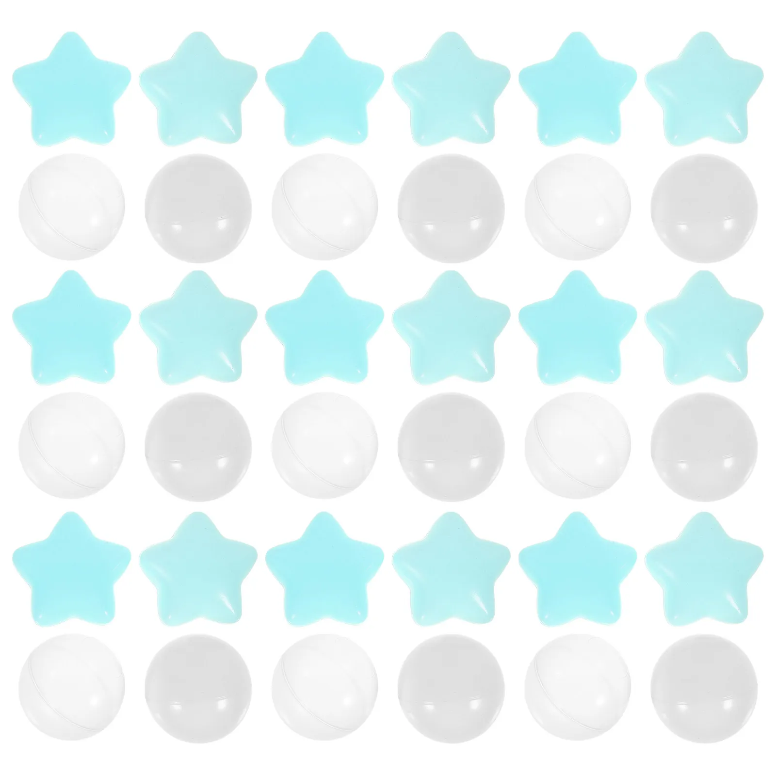 

100 шт. ударопрочных маленьких пластиковых шариков для бассейнов с шариками, игровых палаток, детских вечеринок, развивающих игр и декора