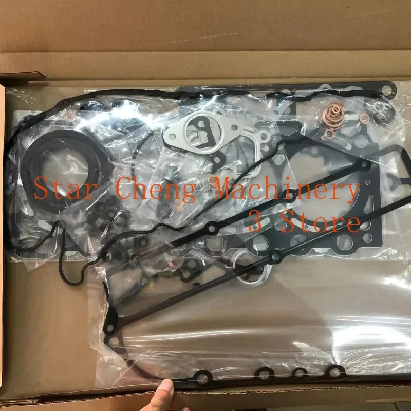 for Kubota KX183 KX185-3 KX080-4 Excavator Kubota V3307 Engine Overhaul Package Cylinder Pad Components Accessories