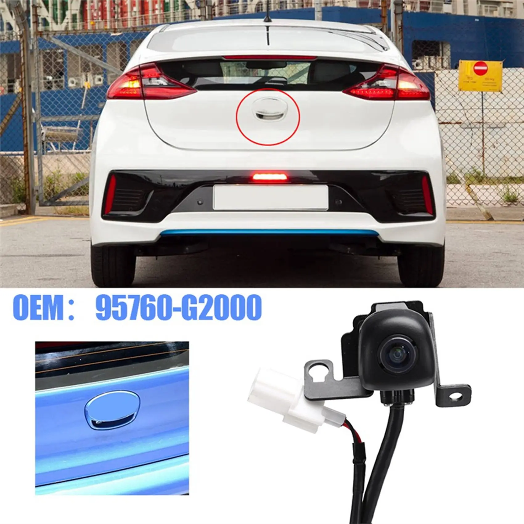 Caméra de recul de voiture pour Hyundai Ioniq, 95760G2000, 2016 +, 95760-G2000