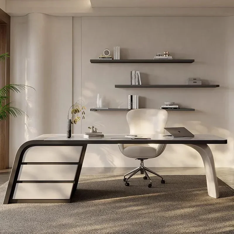 

Office Desks Desktop Desk Work Bedroom Midi Automatic Supplies Accessories Computer Setup Corner Furniture Cheap Elevable Tables