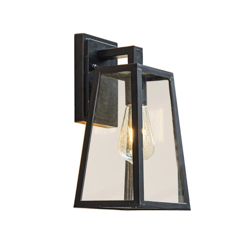 American Style Outdoor Waterproof Wall Lamp Modern Simple Home Lighting Fixture for Balcony Villa Corridor Courtyard Luminaire