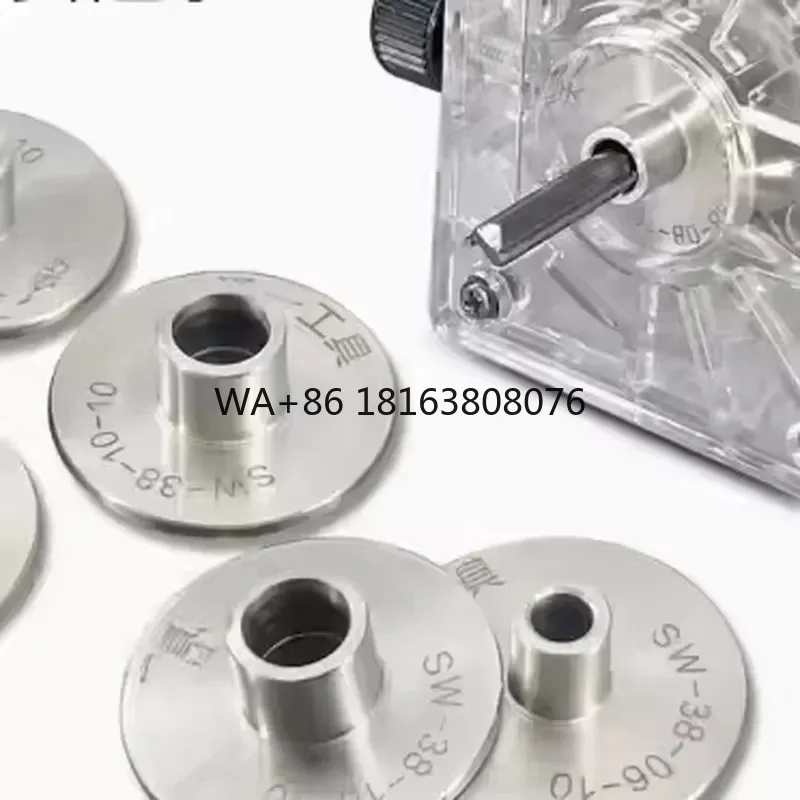 Woodworking Trimming Machine Base Precision Stainless Steel Guide Sleeve Round Guide Plate Engraving Machine Accessories