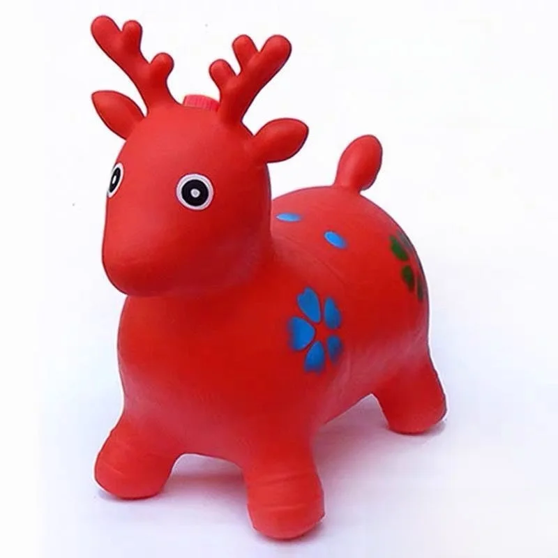 

Резиновая игрушка Iatable Thiened с оленем, детская музыкальная деревянная игрушка большого размера для маленьких детей, игровая игрушка на открытом воздухе