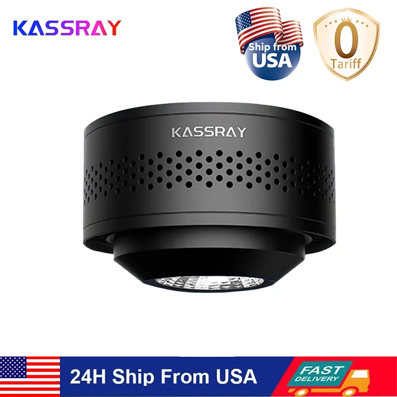 KASSRAY V9 Full Spectrum LED Reef Lamp Six Way Dimming WIFI Bluetooth Control Marine Saltwater Aquarium Overseas Stock