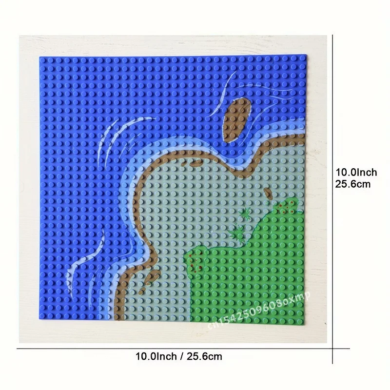 1 Stück 32x32 Grundplatte Kompatibel mit 3811 Klassische MOC Bausteine Teile Dschungel Wald Ozean Basisplatte Zubehör Kinderspielzeug – Detail 12
