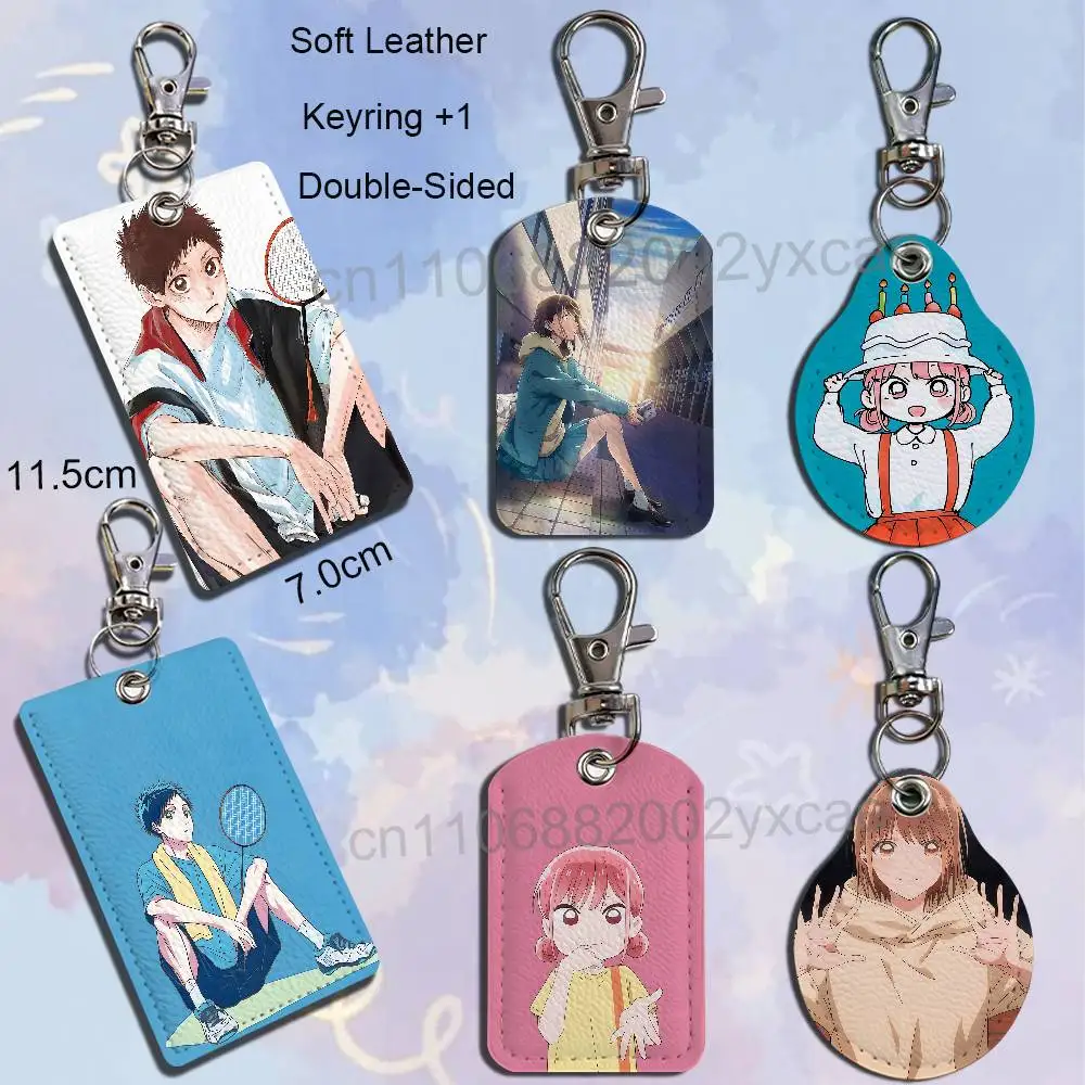 Taiki Inomata Chinatsu Kano Ao no Hako Holder For Bank Business Work Card Holder Student Card Case Bus Card Keychain