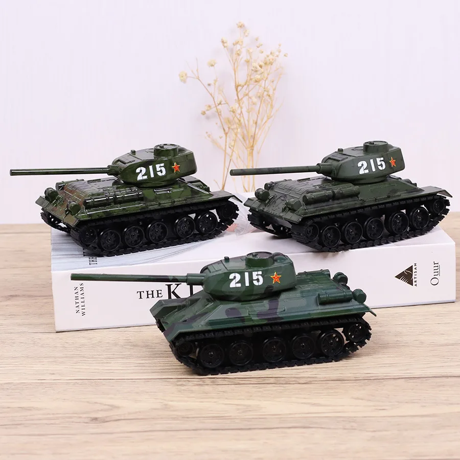 دييكاست 1:72 مقياس الروسية T34 سبيكة محاكاة التمويه دبابة العسكرية لعبة مجسمة الإبداعية خزان تذكارية الحرف لعب الأولاد هدية