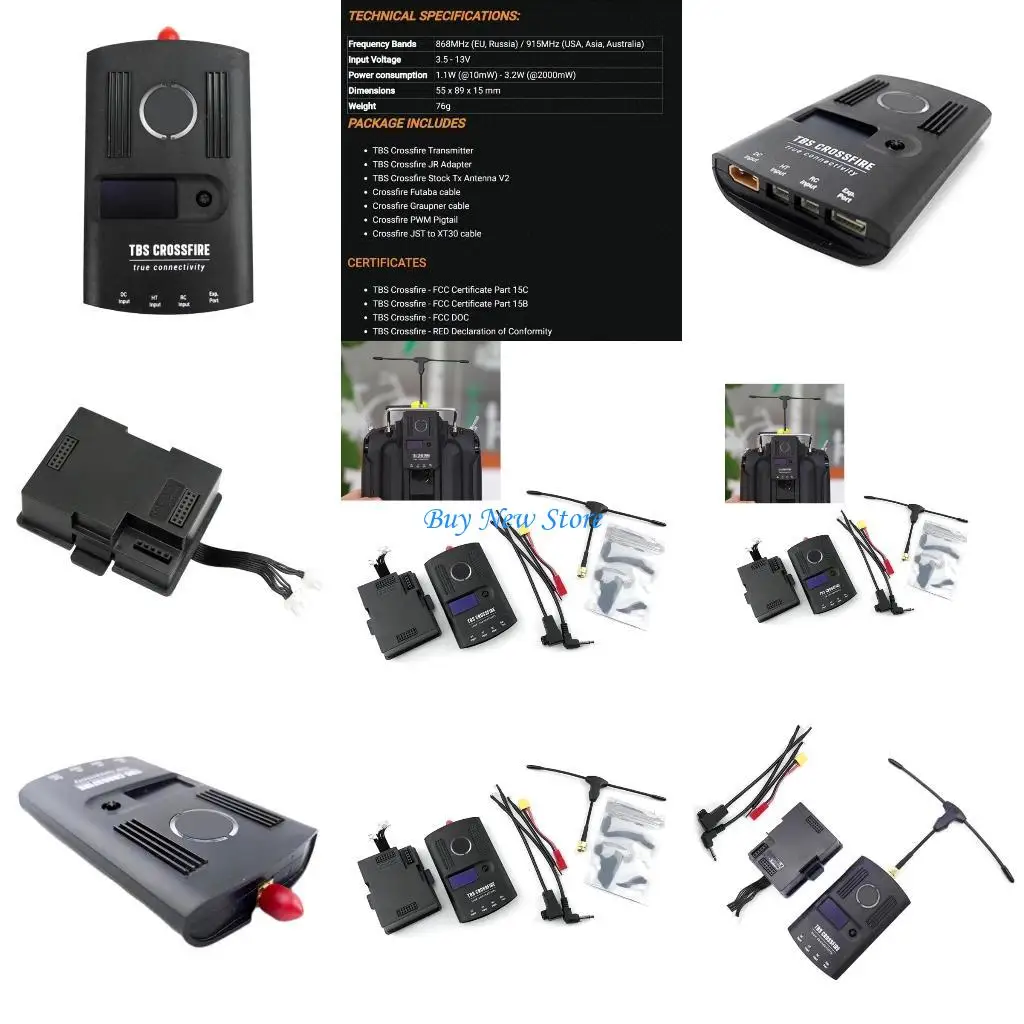 

20CE Reliable Transmission Receiver Compact Receiver High Frequency Receiver Set 3.5-13V Suitable for Enthusiasts