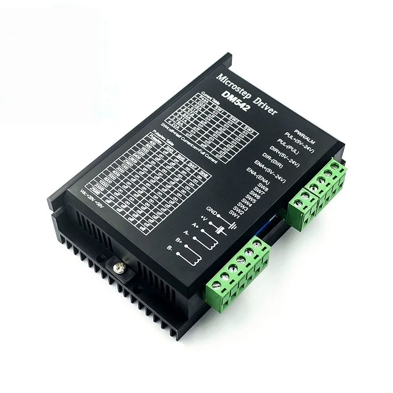 Microstep Motor Driver DM542 DM556 for Nema17 Nema23 Stepper Motor Supply Voltage 20-50V DC 1-5.6A for 42 57 Step motor driver