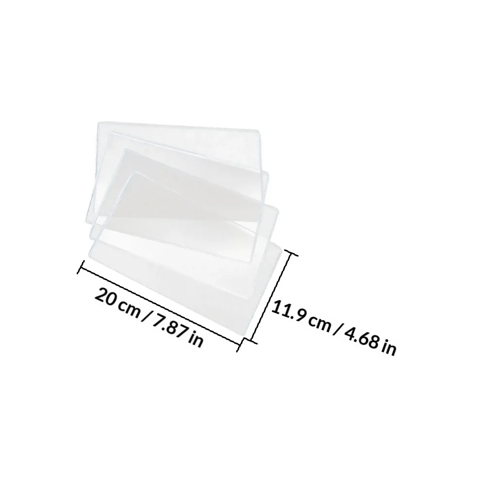 20Pcs Clear Protective Bag Banknotes Holder with Sturdy Design for Currency Collection Commemorative Notes and Stamp Storage