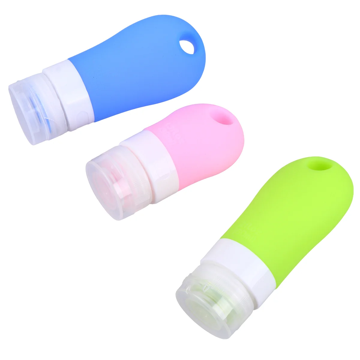 

3 Pcs Portable Bottle Empty Travel Shampoo Squeeze Bottles Cream Dispenser Liquid Soap