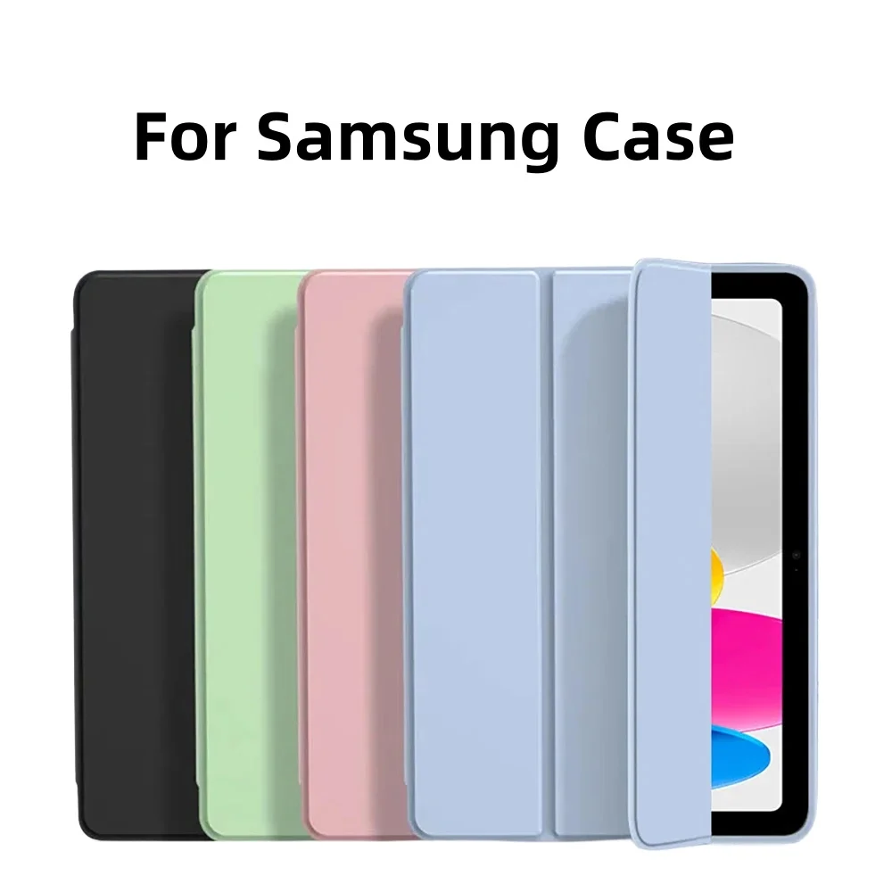 

Funda For Samsung Galaxy Tab S9 Case 11inch 2023 SM-X710 SM-X716B SM-X718U Smart Auto Sleep Wake Function Silicone Cover