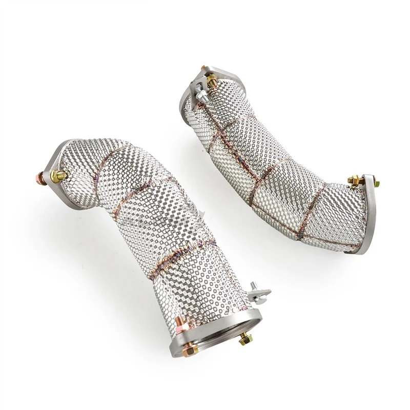 Front Pipe Is Used M5 G90 4.4T 2024-2026 with Insulated Exhaust Downspout Rear Part, High-performance