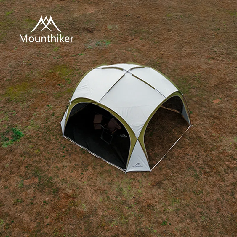 Mountainhiker barraca de acampamento ao ar livre cúpula 150d tecido oxford revestido de prata luar branco cúpula céu sombra toldo abrigos tendas