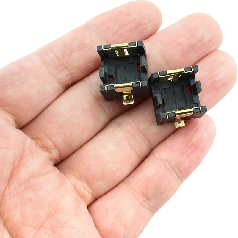 AG13 Button Cell Holders Gold-Plated PCB Horizontal Type For DIY Arduino Projects