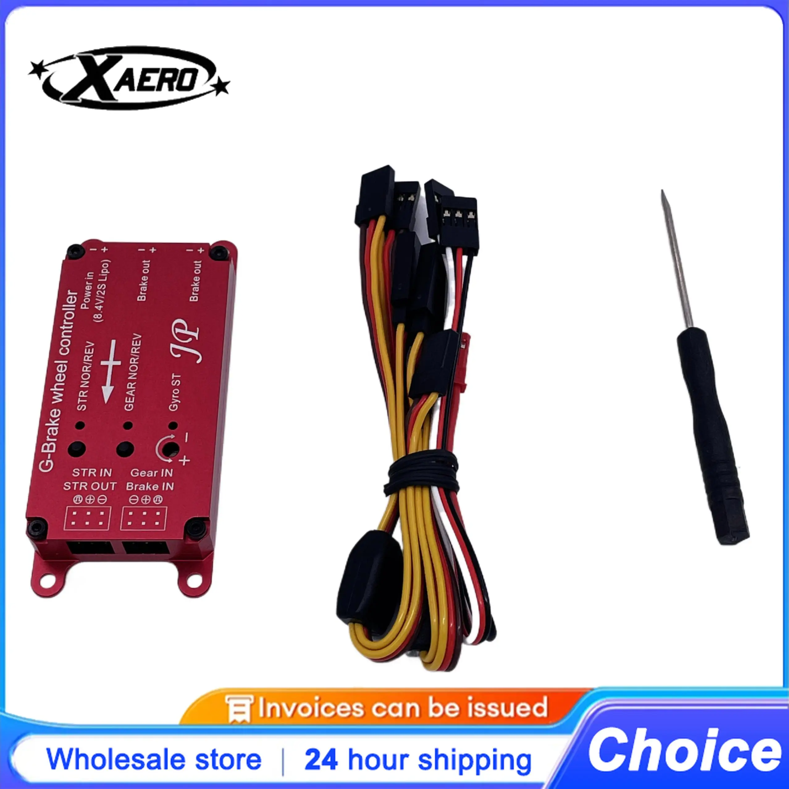 

XAERO RC Gyro Brake System, Aircraft Anti-Lock Braking Controller for Drone FPV, Compatible with 2-6S LiPo, Plug and Play