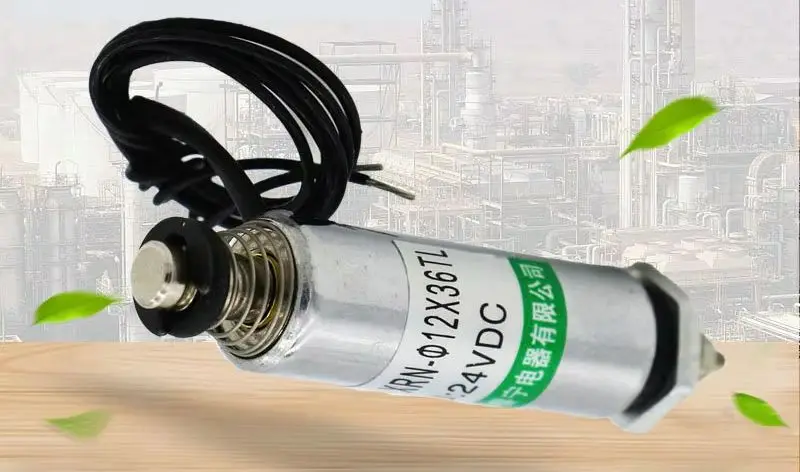 DC Cylindrical Small Electromagnet Solenoid Push-Pull Type XRN-12X36TL