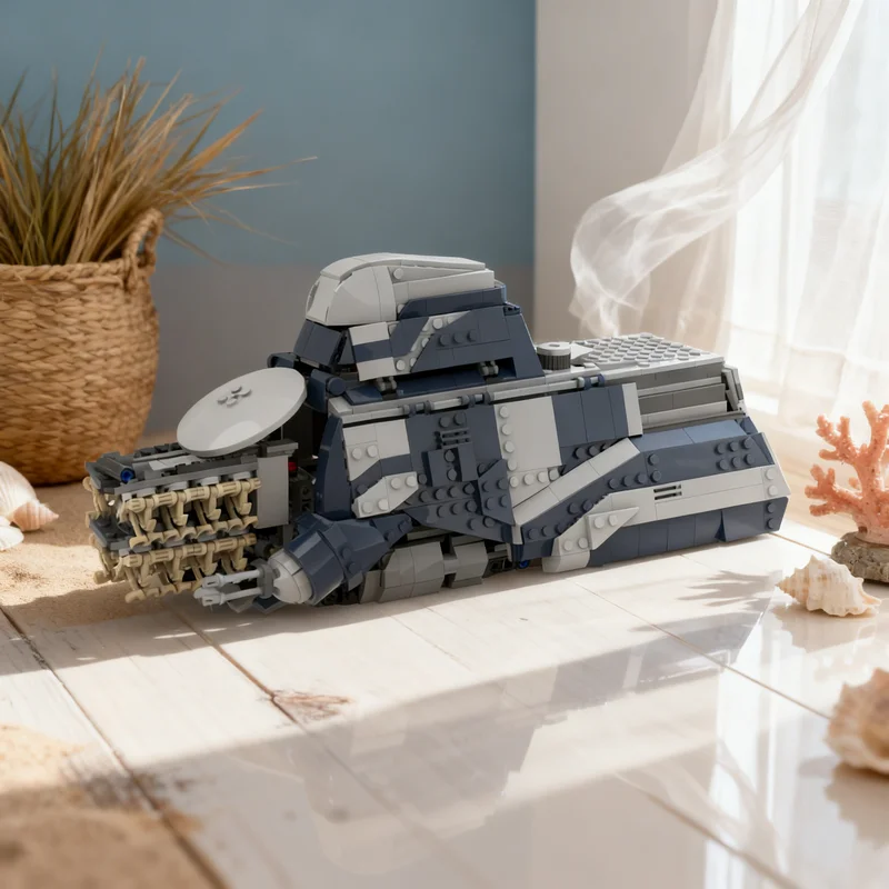 1002pcs MOC MTT Modification Star Battle Model Building Blocks Construction Toys Christmas Gift Collection Creative Display