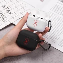 Red Pattern AirPods Case Black White Cover For Earphone For Airpods 1 2 Airpods3 For Airpods Pro2 Case Gift for Boyfriend Men