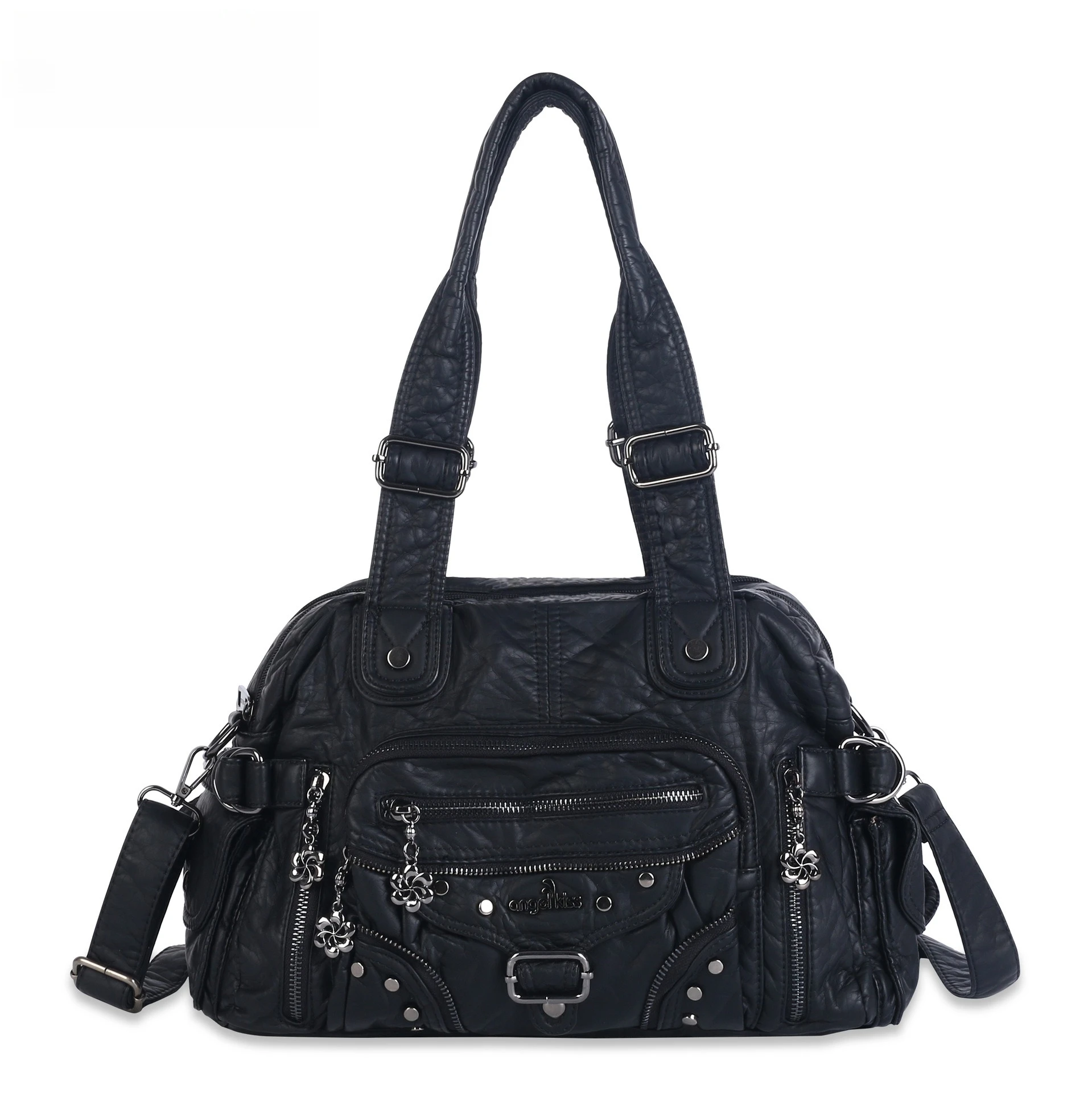 

Women Handbags Fashion Shoulder Bag Large Black Tote Top-handle Shopping Pack Multiple Pockets Satchel Lady Hobos Big Purse