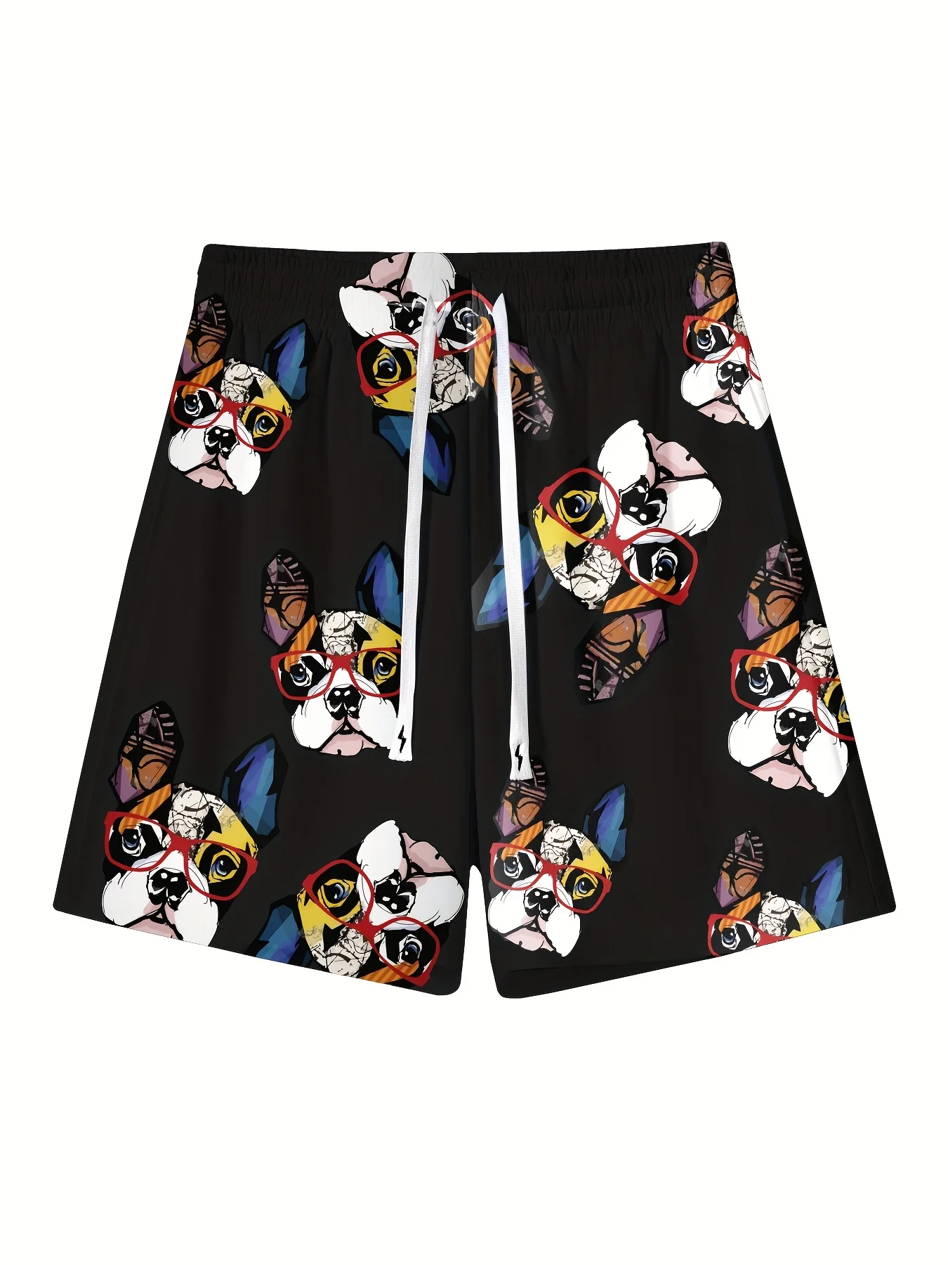 

Мужские стильные баскетбольные шорты с принтом мопса, дышащие свободные шорты с завязками, идеально подходящие для занятий спортом и тренировок на открытом воздухе.
