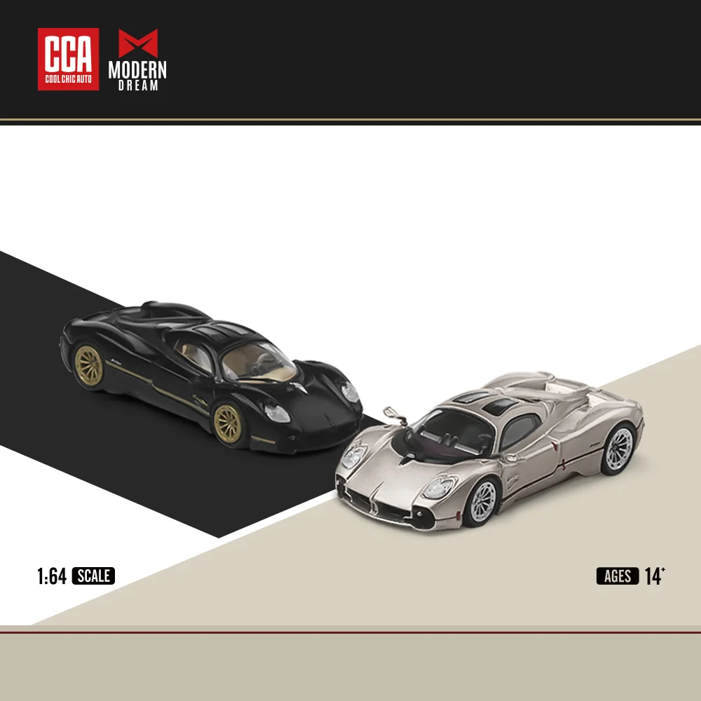 

Chaodream &CCA joint 1:64 Pagani Utopia Plain color simulation alloy car model