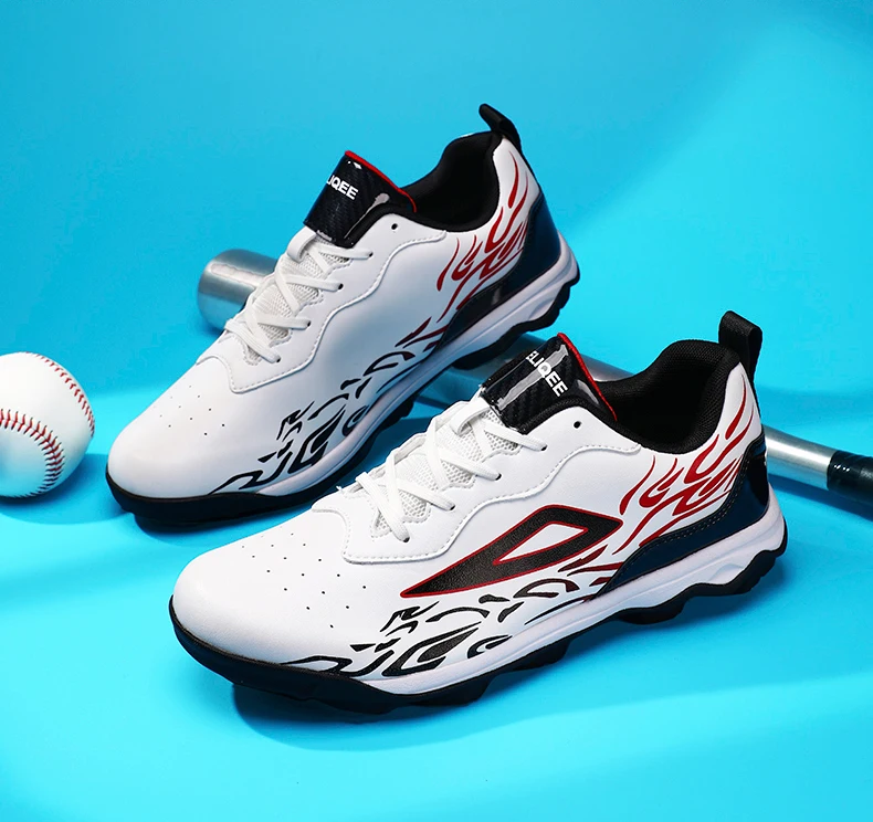Leichte Baseball-Schuhe für Herren und Jugendliche, atmungsaktiv, rutschfest, mit Spikes, für Outdoor-Training und Wettkämpfe – Detail 11