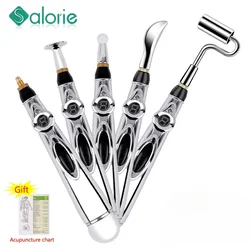 Electronic Acupuncture Pen Electric Meridians Massage Pen Meridian Energy Pen Back Neck Body Massage Tools Dropshipping