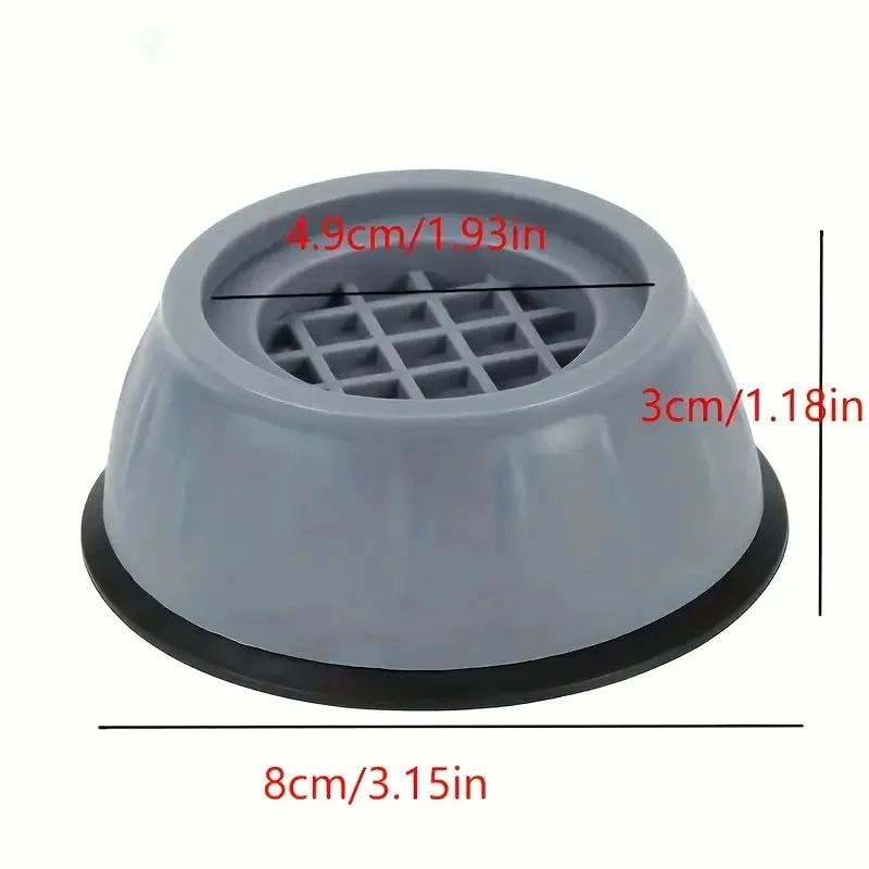 Anti Vibration Pads for Washing Machine,Universal Shock Absorber Feet,Non Slip Washer Dryer Pedestal,Noise Cancelling Furniture